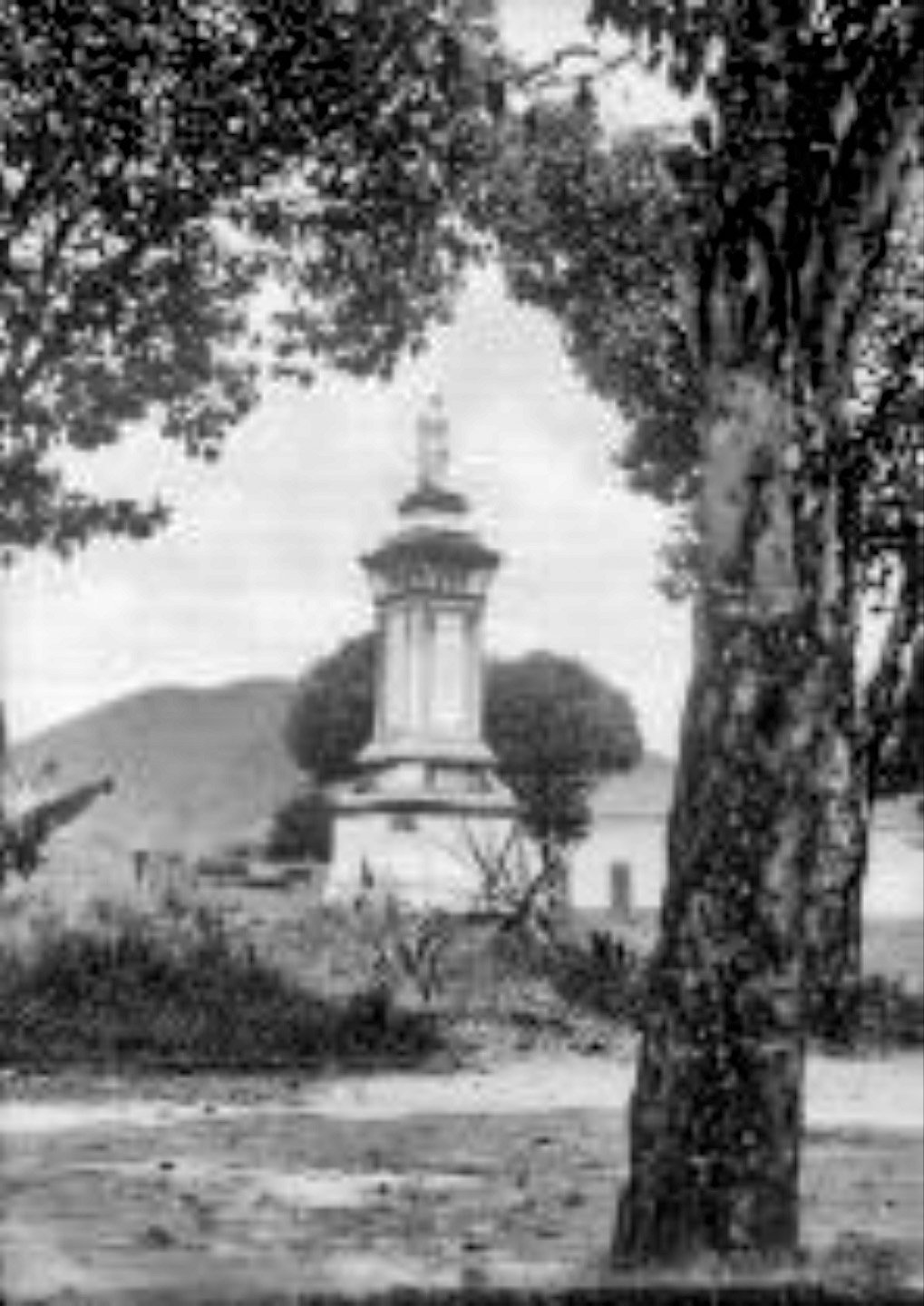 Monumento de la estatua de Fray Bartolomé de las Casas, situada en Jovel (San Cristóbal de las Casas)